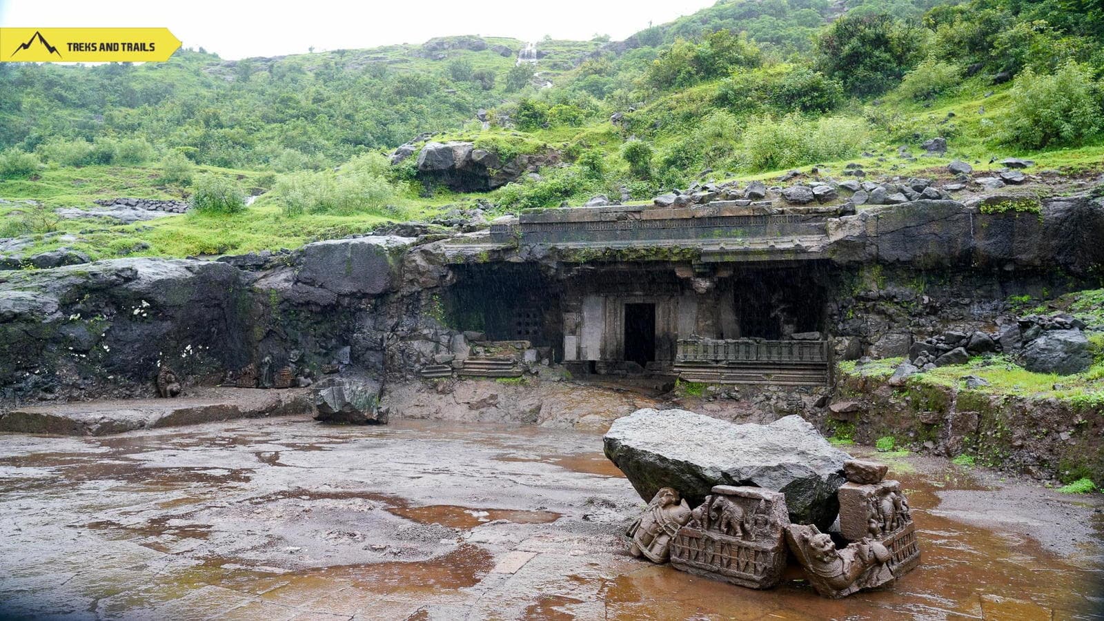 Tringalwadi Fort Trek, Igatpuri | ₹1,599 | Ancient Caves + Monsoon Views in Tringalwadi Fort Trek, Igatpuri | ₹1,599 | Ancient Caves + Monsoon Views - photo 1