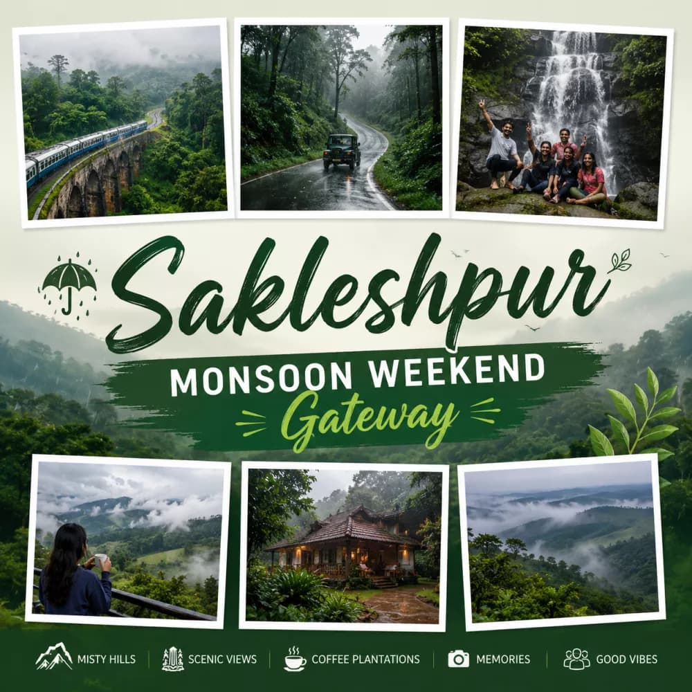 Sakleshpur Monsoon Weekend Gateaway