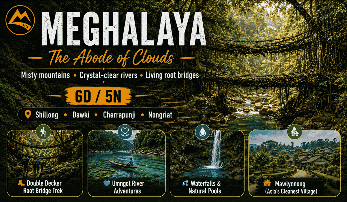 Meghalaya Backpacking Trip (6D/5N) in Assam